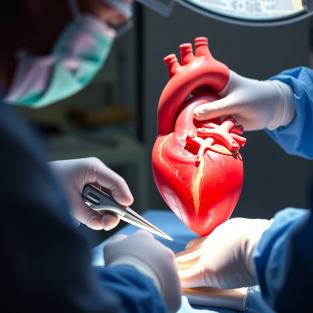 cardiac valve replacement surgery, medical precision, heart valve