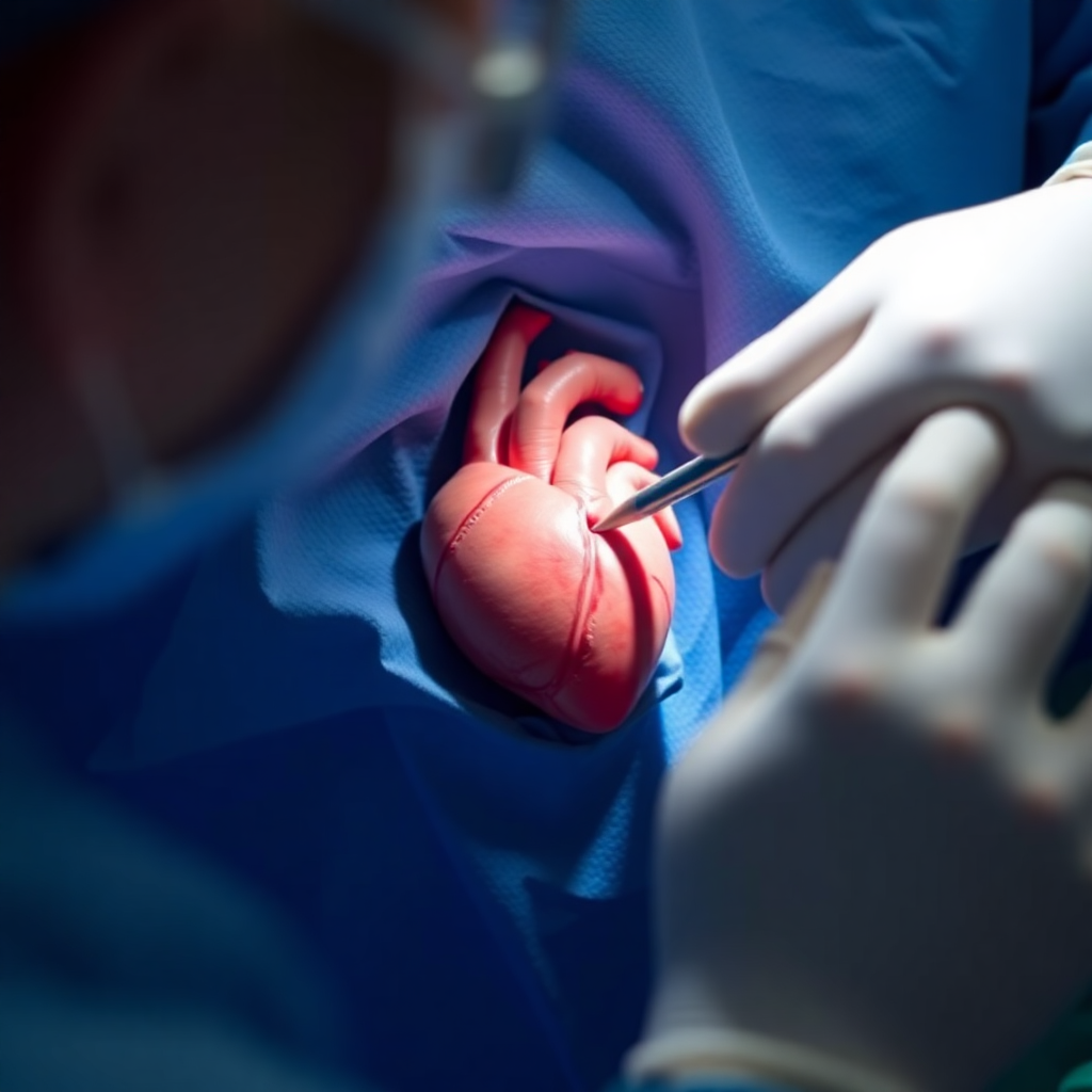 minimally invasive cardiac surgery, small incision technique, medical precision