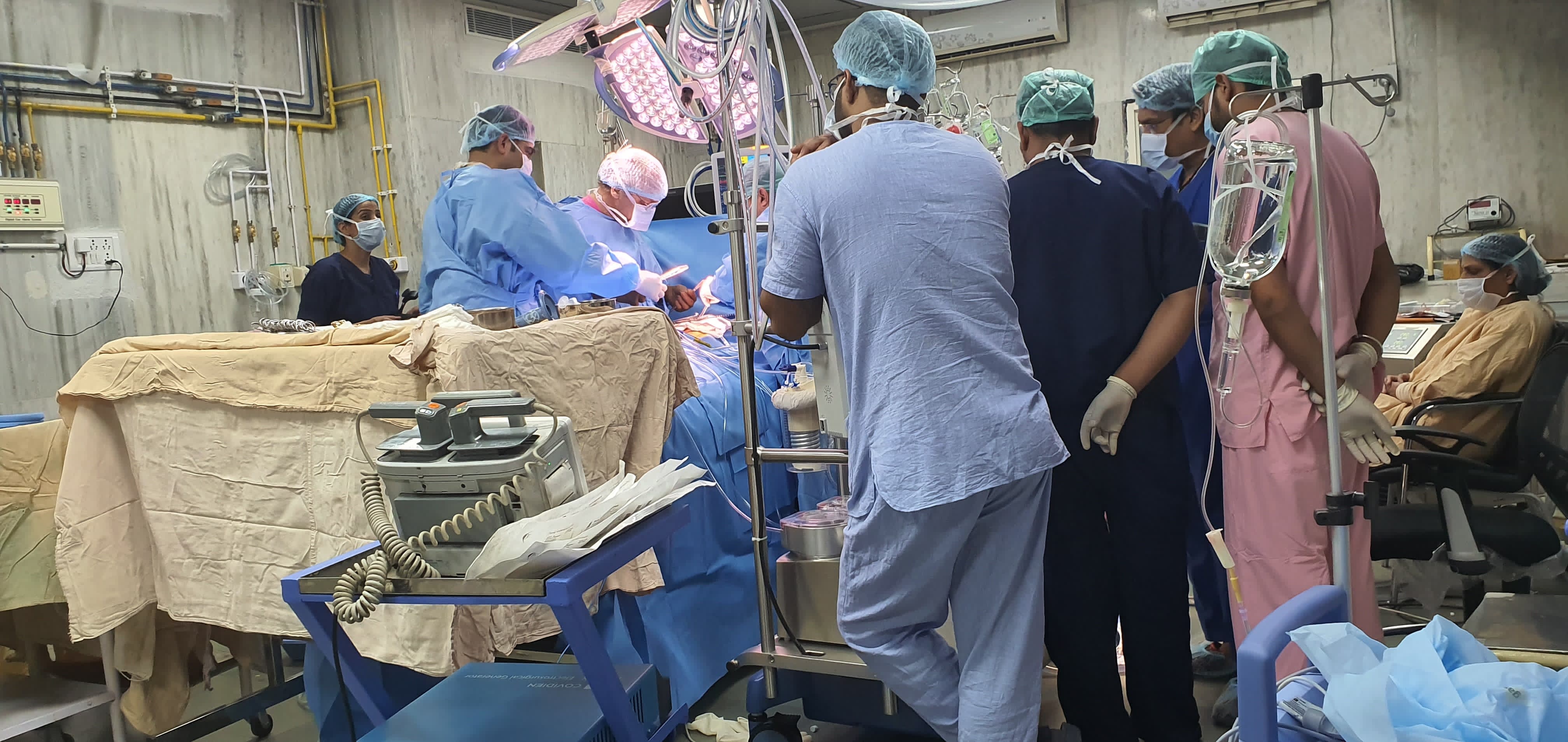 Heart Transplant surgical photo