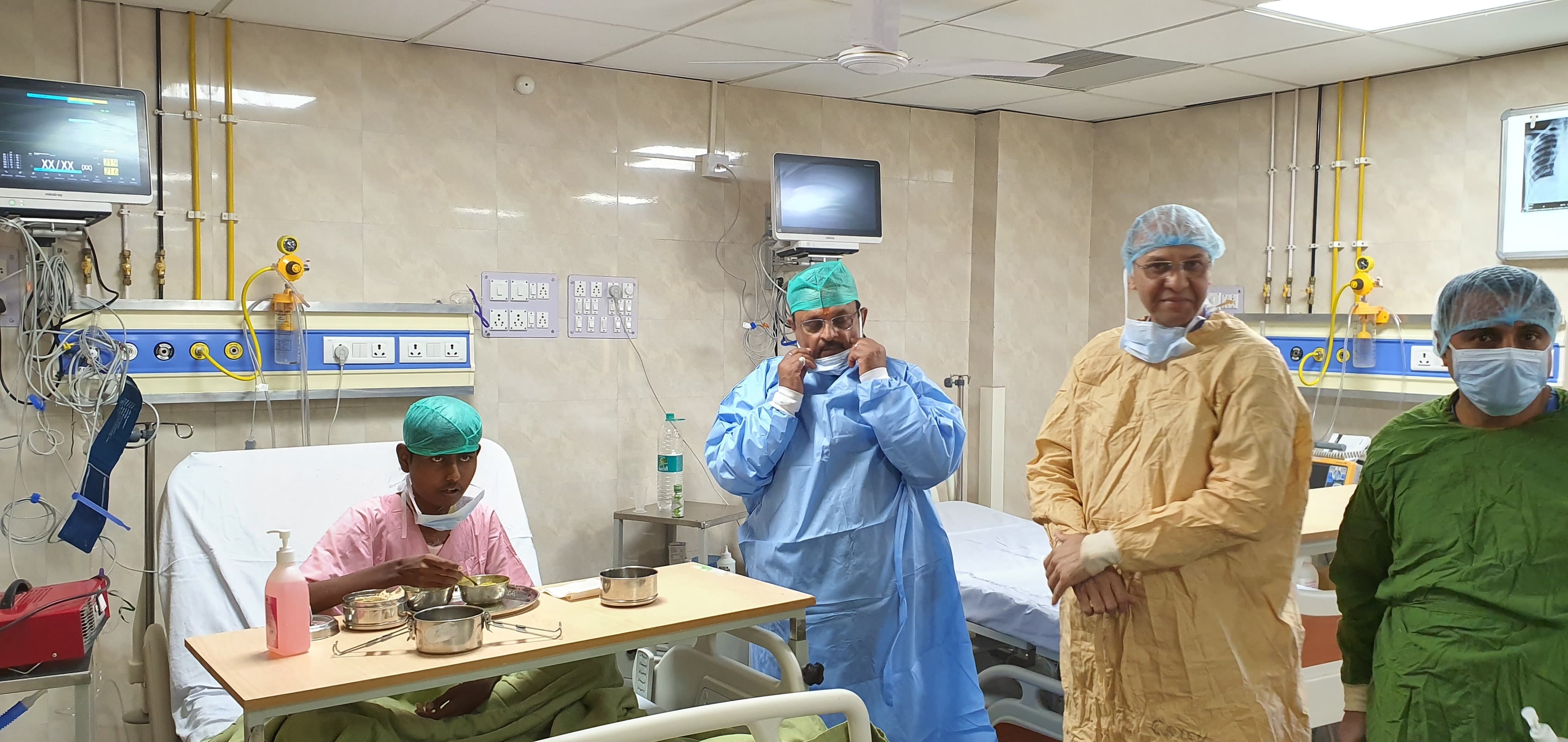 Heart Transplant surgical photo