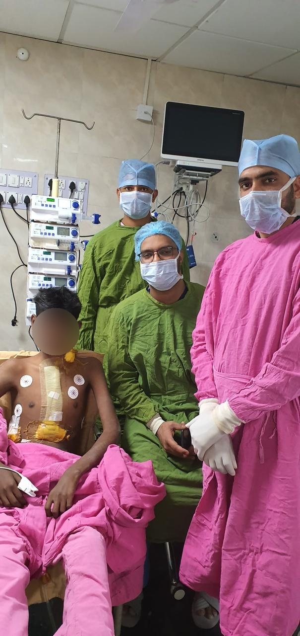 Heart Transplant surgical photo