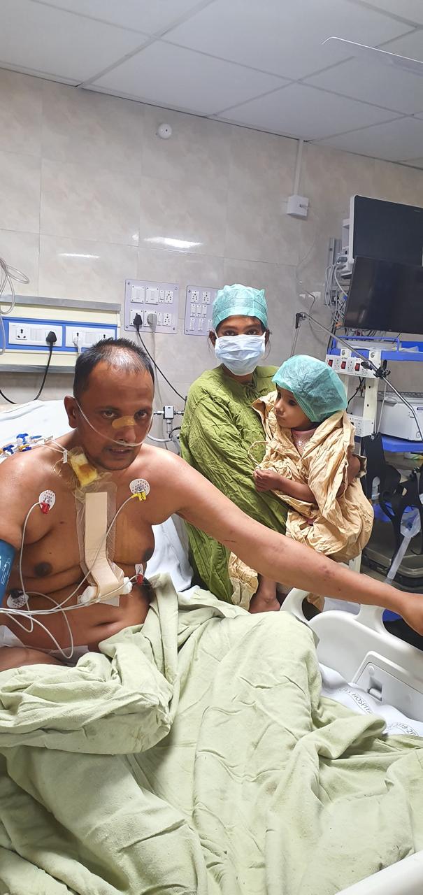 Heart Transplant surgical photo